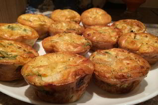 Куриные маффины с сыром