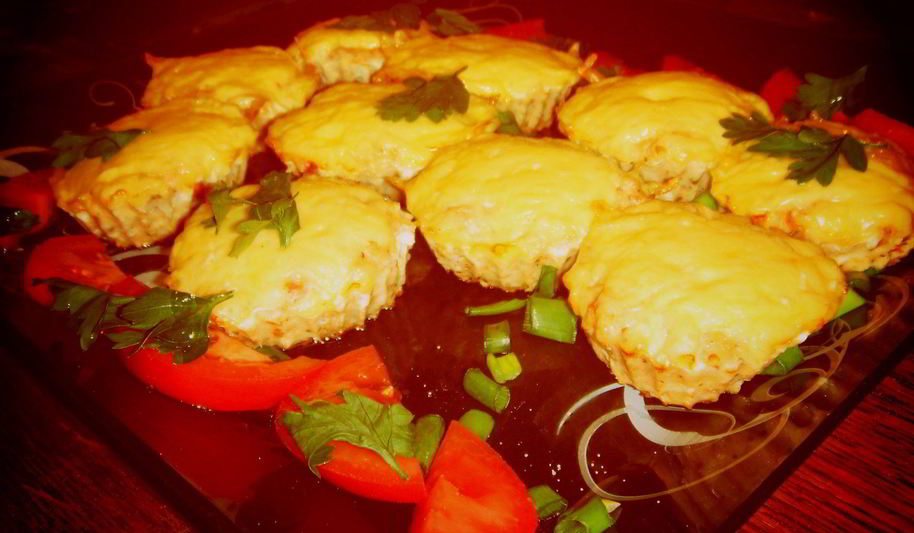 Рецепт куриные маффины