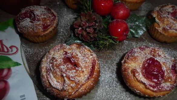 ШАГ 8. маффины новогодние