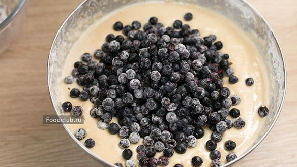 ШАГ 6. маффины с черникой