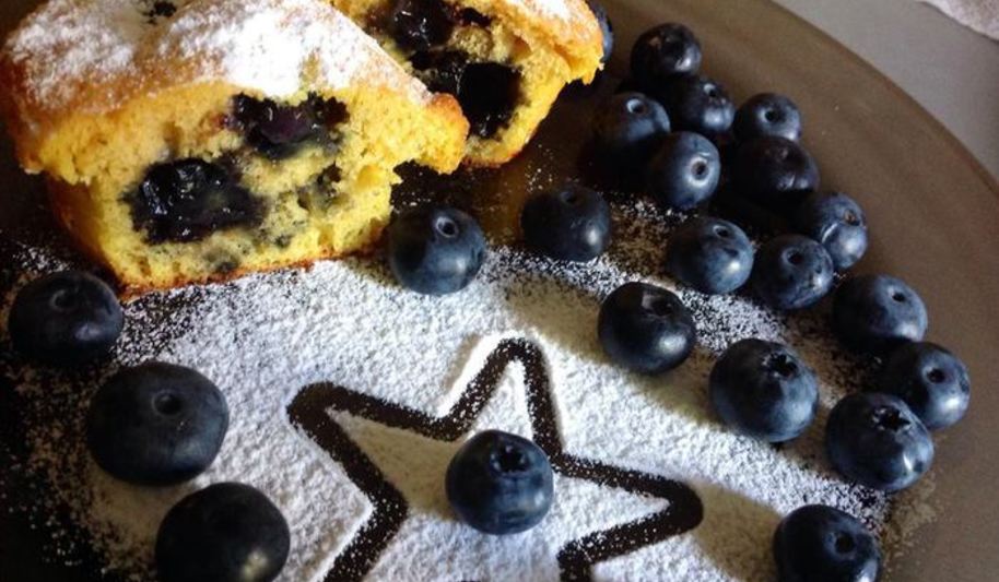 Рецепт маффины с голубикой