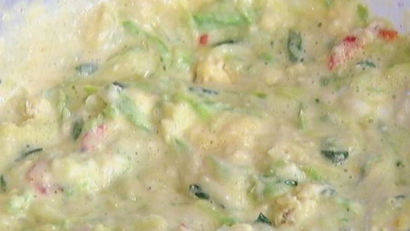 ШАГ 10. маффины с кабачком, фетой и зеленым луком