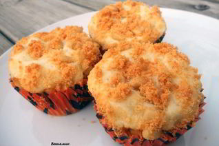 Маффины с пармезаном и кедровыми орехами