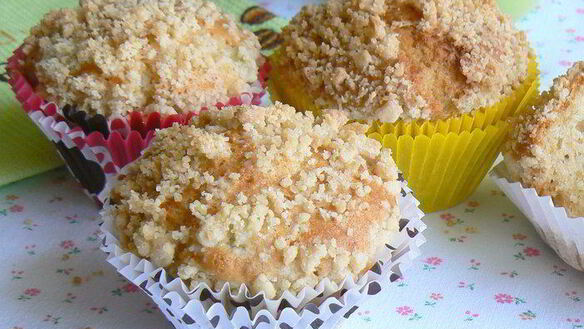 ШАГ 7. маффины с ревенем и штрейзелем