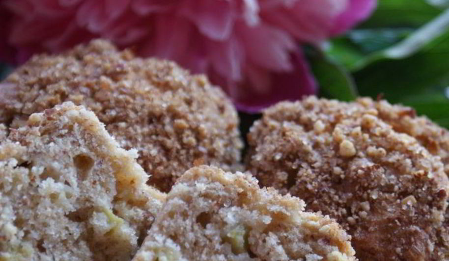 Рецепт маффины с ревенем