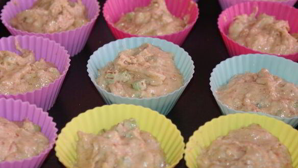 ШАГ 5. маффины с ревенем