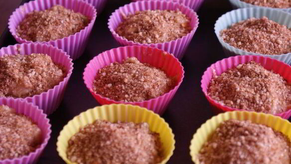 ШАГ 7. маффины с ревенем