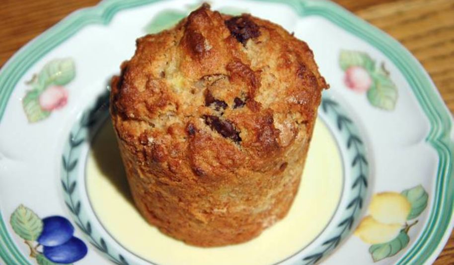 Рецепт маффины с шоколадом и бананами