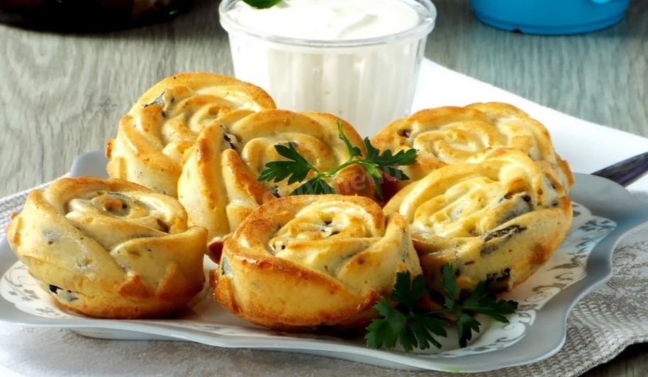 Рецепт маффины с солеными горькушками