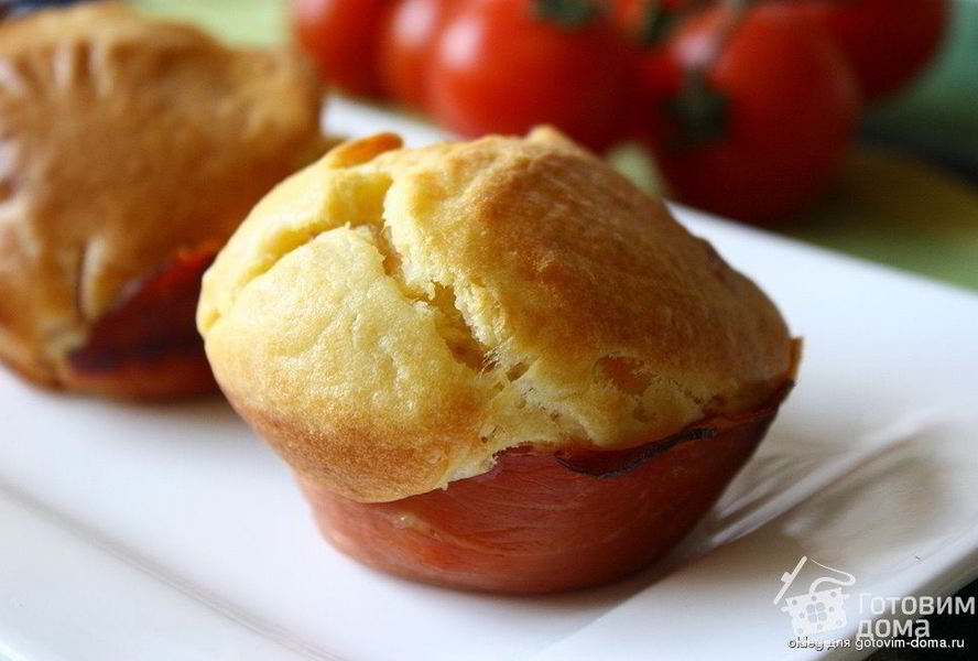 Маффины с сыром и беконом