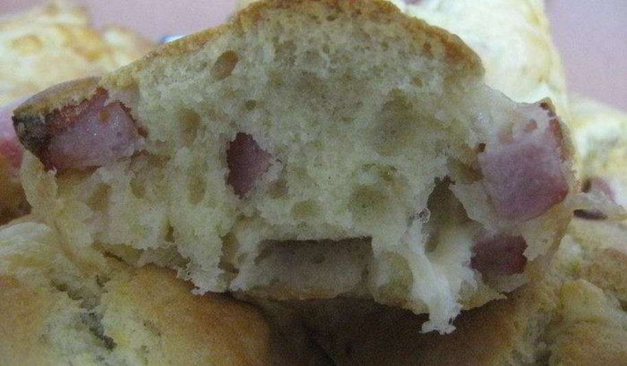 Рецепт маффины с сыром и ветчиной