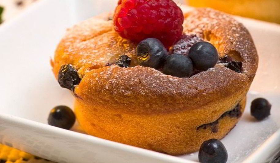 Рецепт маффины с ягодами