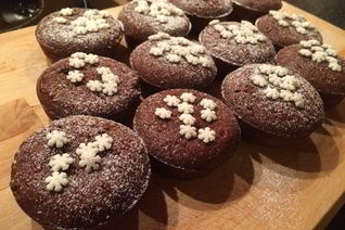 Маффины шоколадные с крошкой