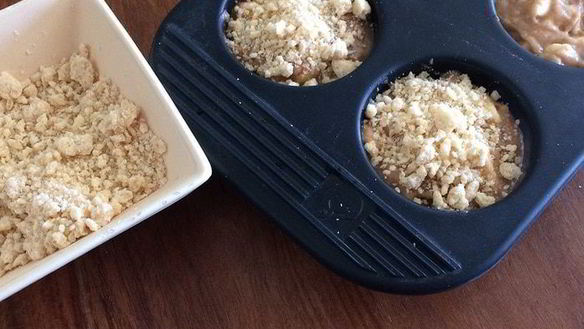 ШАГ 8. маффины в стиле яблочный крамбл