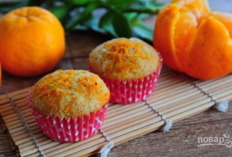 Мандариновые маффины