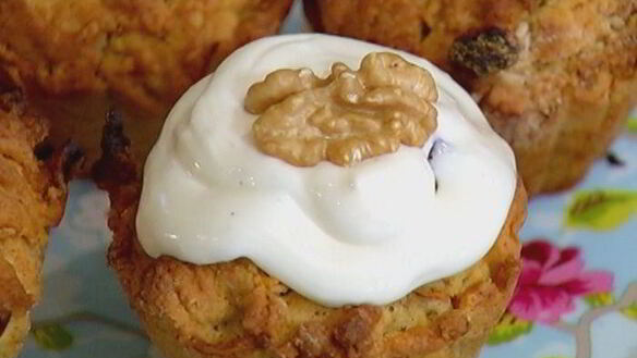 ШАГ 13. морковные маффины с грецкими орехами