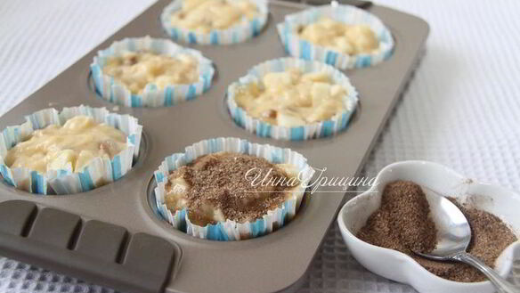 ШАГ 6. нежные маффины с яблоком и пеканом