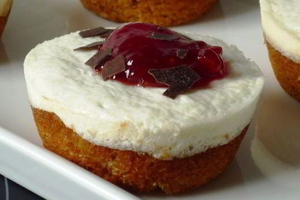 Полезные фруктово-творожные маффины