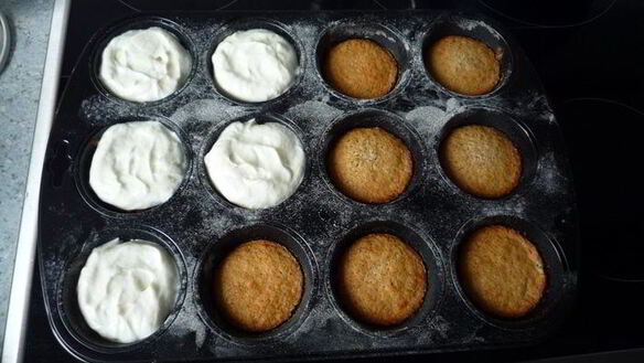 ШАГ 3. полезные фруктово-творожные маффины