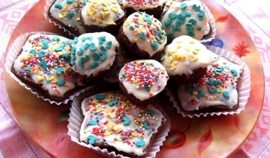 Рецепт шоколадно-ореховые маффины