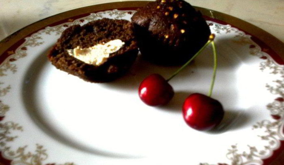 Рецепт шоколадные маффины с маскарпоне