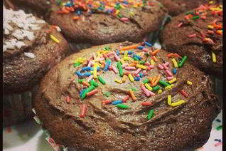 Шоколадные маффины с шоколадом