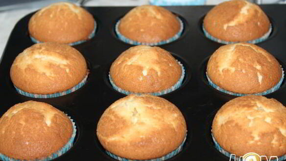 ШАГ 4. сливочные маффины с лавандой и марципаном