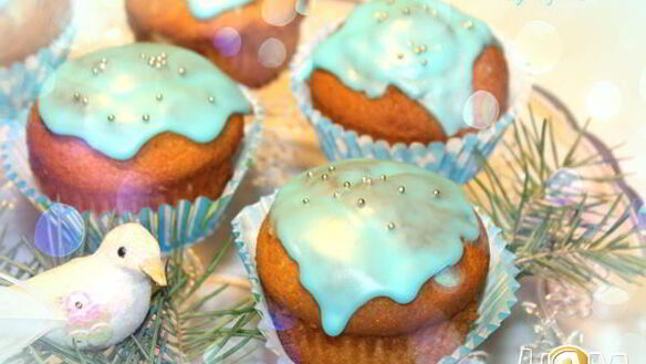 ШАГ 5. сливочные маффины с лавандой и марципаном