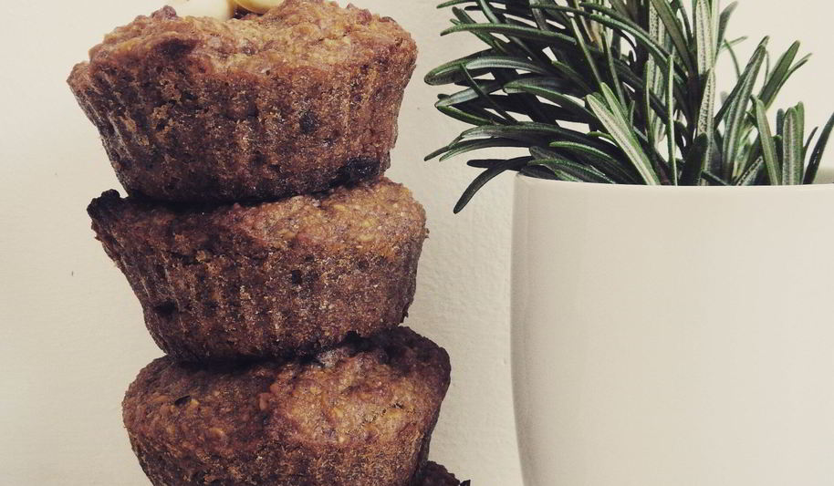 Рецепт цельнозерновые маффины с изюмом и грецкими орехами без сахара и без яиц