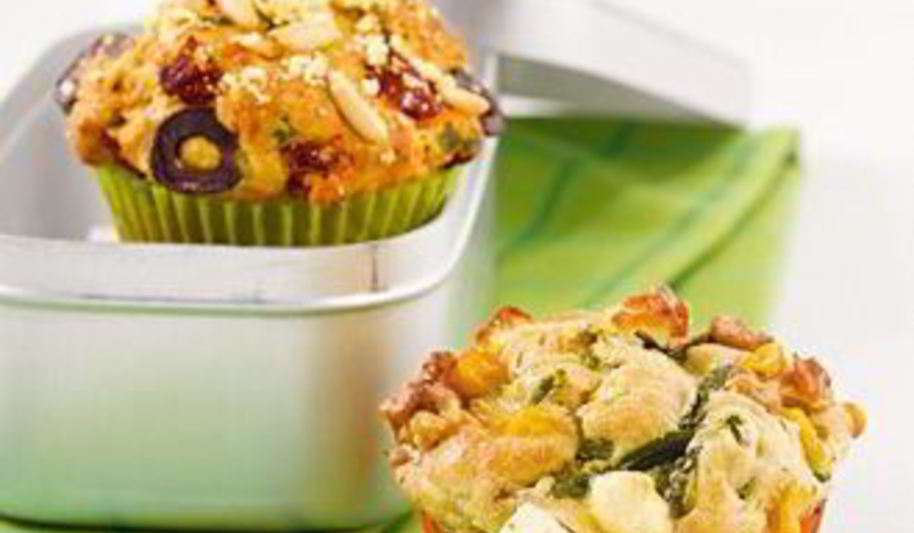 Рецепт цукинни-фета-маффины