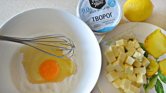 ШАГ 2. творожные маффины с черникой