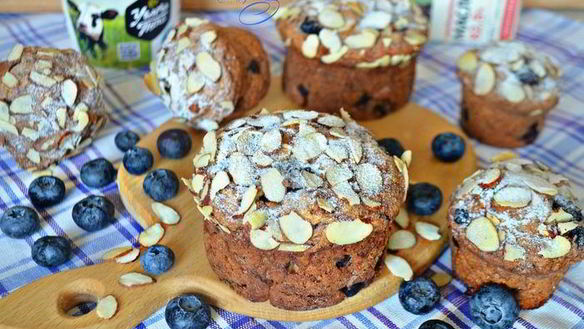 ШАГ 6. творожные маффины с черникой