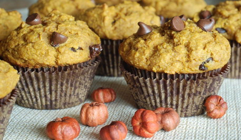 Рецепт тыквенные маффины с шоколадом