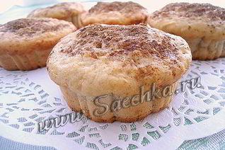 Яблочные маффины с корицей