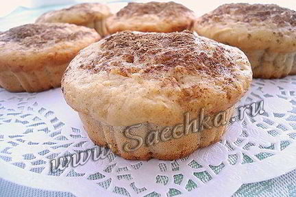 Яблочные маффины с корицей
