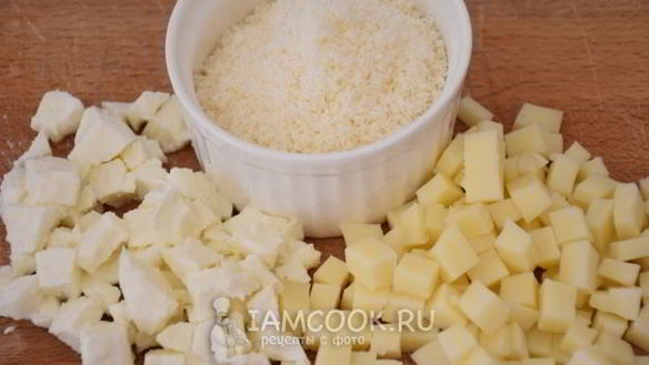 ШАГ 3. закусочные маффины 3 сыра