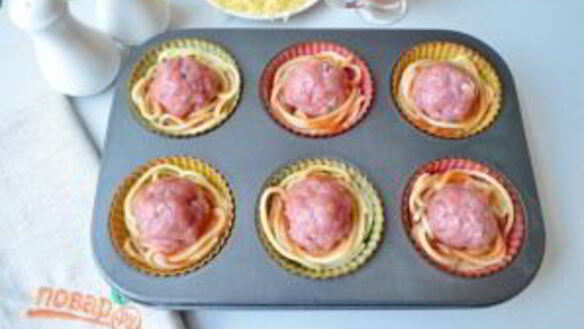 ШАГ 4. закусочные маффины гнезда