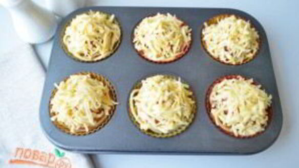 ШАГ 5. закусочные маффины гнезда