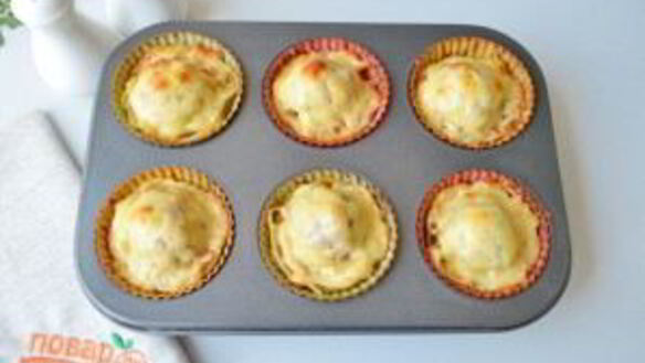 ШАГ 6. закусочные маффины гнезда