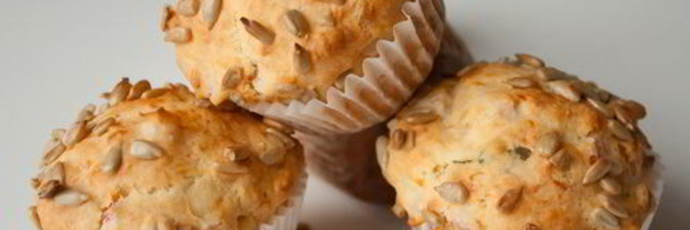 Закусочные маффины с ветчиной и сыром