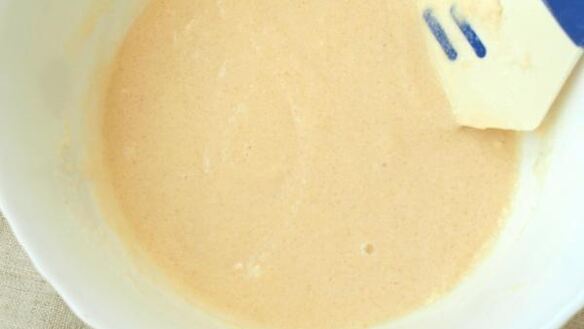 ШАГ 2. манник на кефире с яблоками