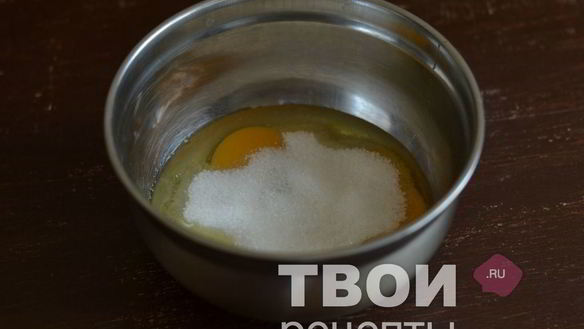 ШАГ 2. манник с яблоками