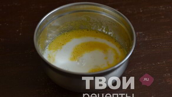 ШАГ 5. манник с яблоками