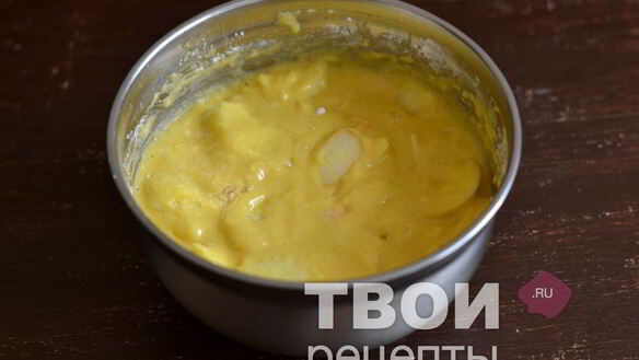 ШАГ 8. манник с яблоками