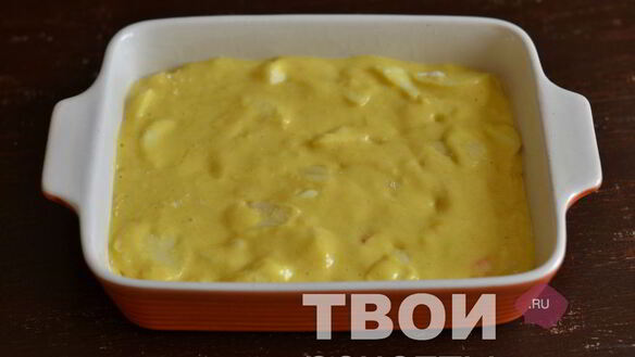 ШАГ 9. манник с яблоками