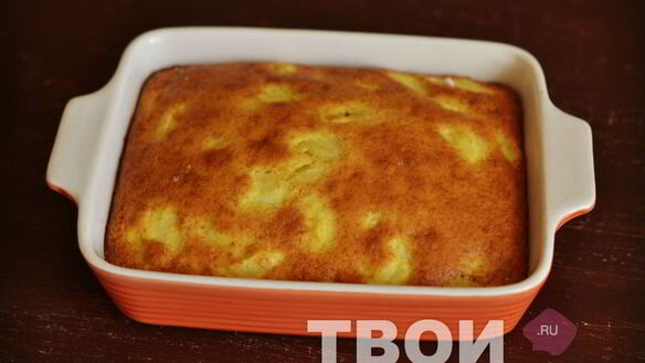 ШАГ 10. манник с яблоками