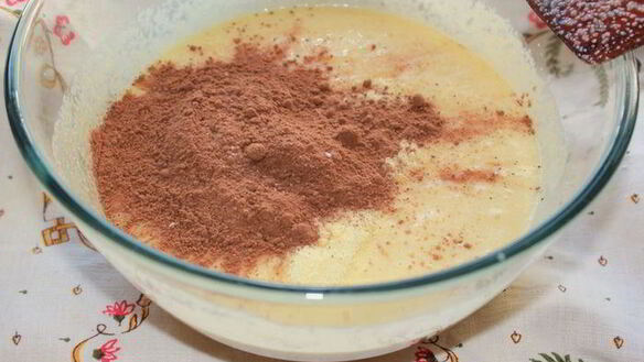 ШАГ 2. шоколадный манник