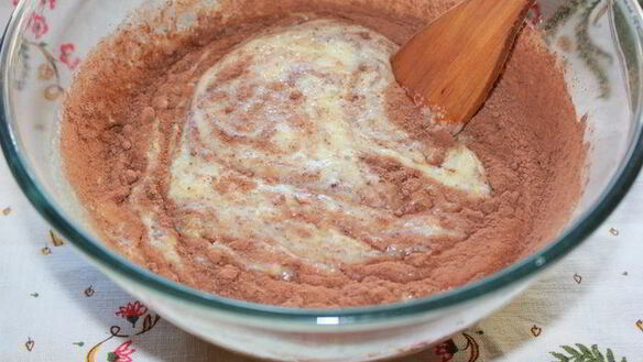 ШАГ 3. шоколадный манник