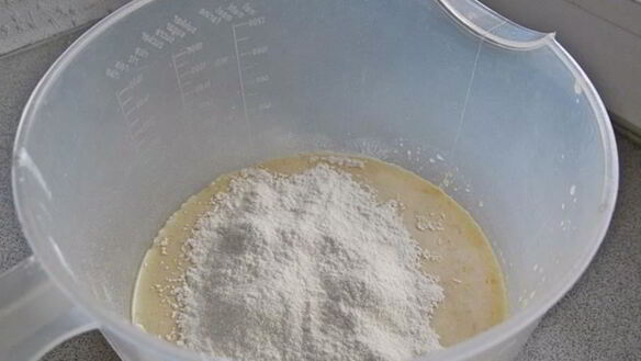 ШАГ 2. апельсиновые оладьи без яиц