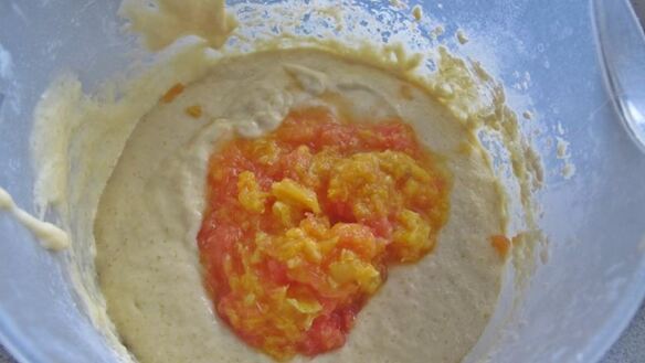 ШАГ 4. апельсиновые оладьи без яиц